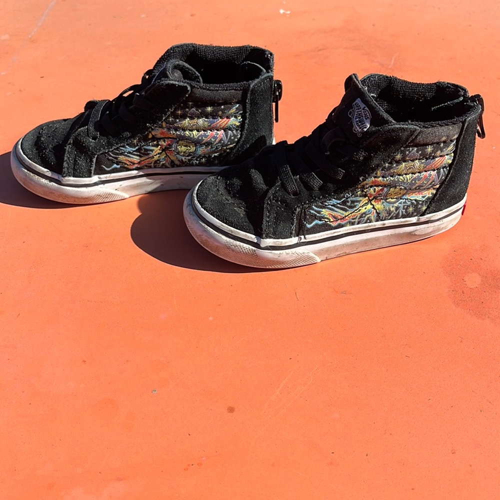 Toddler Vans size 7 high top wizard